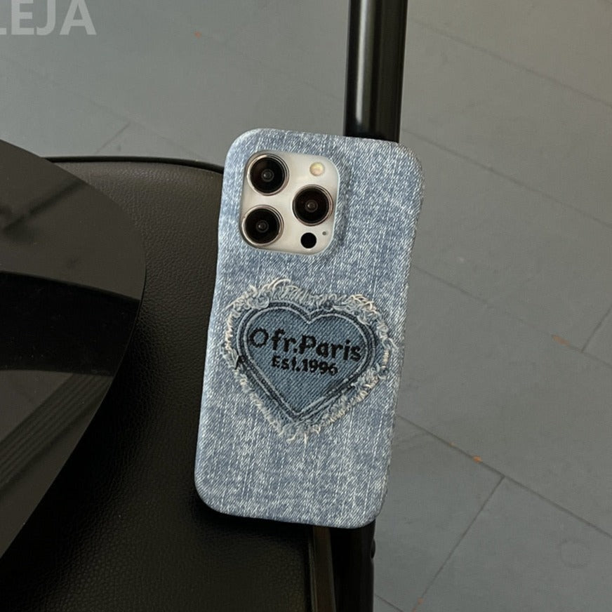 Maison Margiela ドキュメントケース デニムプリント スマホケース