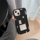レトロな雰囲気のキャンバスジンズ iPhone用ケース