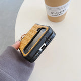 レトロ編み込みリングホルダー付き5色 Samsung Galaxy Z Flip用ケース