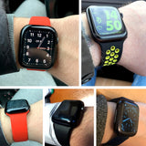 ミラーメタリック 2Type 6色 Apple watch用保護ケース とスクリーンプロテクターケース