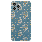 レトロな雰囲気がキュートなデイジー花柄の  iPhone用ケース