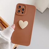 Love Heart 可愛い 高品質ソフトシリコン仕様４色 iPhone用ケース