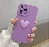 Love Heart 可愛い 高品質ソフトシリコン仕様４色 iPhone用ケース