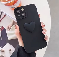 Love Heart 可愛い 高品質ソフトシリコン仕様４色 iPhone用ケース