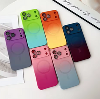 グラデーションPopカラーのソフトシリコン3色 iPhone用ケース