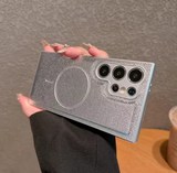 Magsafe機能付き 高品質レザー 5色 Samsung Galaxy用ケース