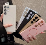 Magsafe機能付き 高品質レザー 5色 Samsung Galaxy用ケース