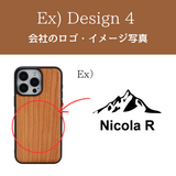 レーザー刻印で ロゴ・写真・ 名入れ可 木製 ウッドケース ワイヤレス充電可 3色 iPhone用ケース