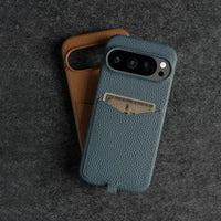ラグジュアリー本革 Google Pixel 10シリーズ対応 ケース｜ポケット＆ストラップ付き 全8色