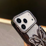 グラデーション カラーグリッター ダイヤモンドケースストーン入り 4色 iPhone用 ケース