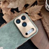 大人カッコいい 柔らかラムスキン( lambskin Leather) 4色 iPhone用ケース