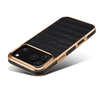 MagSafe機能 大人カッコイイ クロコダイル柄 メッキ 4色 iPhone用ケース