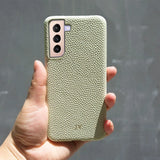 【名入れ可】Galaxy 本革レザーケース｜S25・S24・S23Ultra対応｜大人かわいいカスタムスマホカバー