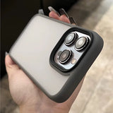 半透明の耐衝撃 耐衝撃性の柔らかいシリコン仕様 4色 マットな iPhone用ケース