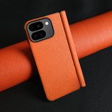 大人カッコイイ リアルレザー Google Pixel 9 Pro Fold用ケース