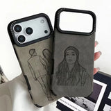 写真から作る オーダーメイド線画 iPhone用ケース｜UVプリント オリジナルケース iPhone 11〜17対応