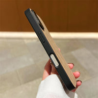 バンパータイプ 大人カッコいい 名入れ 文字入れ 4色 iPhone用ケース(Colorless：中央3D刻印）