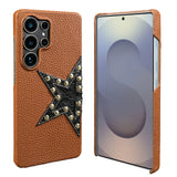 Galaxy S26 Ultra 対応 フルグレインレザーケース｜スターパンク ラグジュアリーエディション