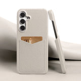 Galaxy S25・S24・S23・S22・S21対応｜本革カード収納付きケース　