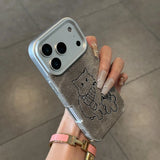 iPhone17/16/15/14/13対応｜写真をミニマル線画に♡ 名入れできるオーダーメイドケース