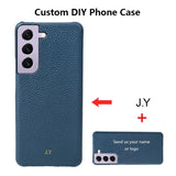 【名入れ可】Galaxy 本革レザーケース｜S25・S24・S23Ultra対応｜大人かわいいカスタムスマホカバー