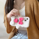 3DCute Malteseモチーフ ぬいぐるみ ス iPhone用ケース