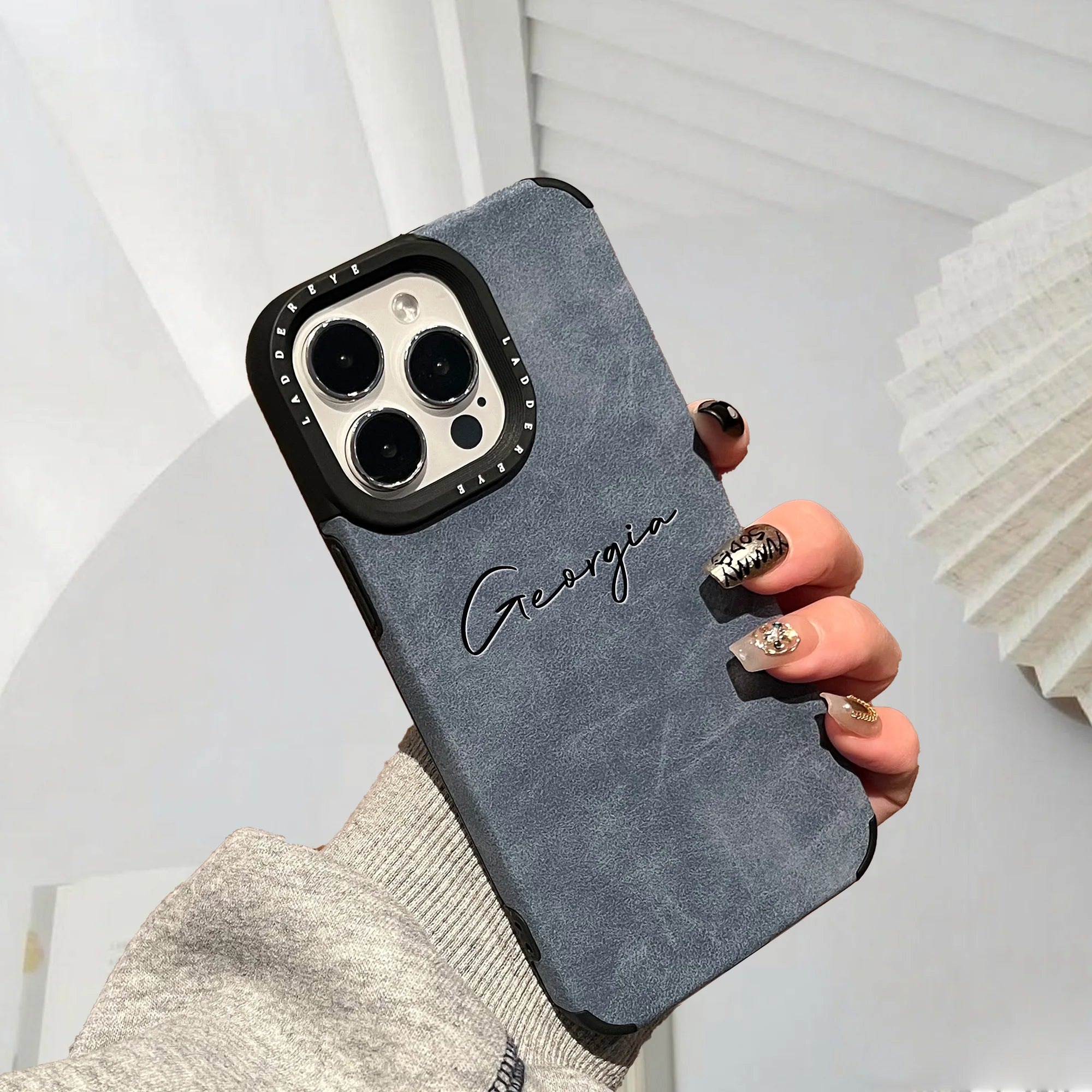 大人可愛い 名入れカスタマイズができるiPhone13/14用 大人可愛い 名入れカスタマイズができるiPhone13/14用