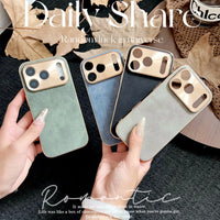 大人カッコいい 柔らかラムスキン( lambskin Leather) 4色 iPhone用ケース
