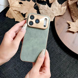 大人カッコいい 柔らかラムスキン( lambskin Leather) 4色 iPhone用ケース