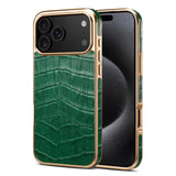 MagSafe機能 大人カッコイイ クロコダイル柄 メッキ 4色 iPhone用ケース