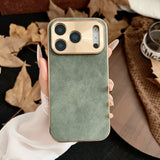 大人カッコいい 柔らかラムスキン( lambskin Leather) 4色 iPhone用ケース