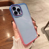 カラフルグラデーション衝撃吸収機能性バンパー 5色 iPhone用ケース