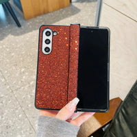 シンプル ゴージャス きらびやかな 可愛い ラインストーンヒンジ保護 SamsungGalaxy用ケース