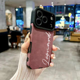 名入れオーダーメイド iPhone用ケース｜PUレザー 耐衝撃・保護ケース iPhone 11～17 Pro Max・Plus対応