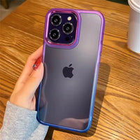 カラフルグラデーション衝撃吸収機能性バンパー 5色 iPhone用ケース