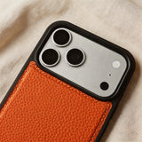 【MagSafe対応】本革 ライチレザー iPhone用ケース｜高級感 マグネット搭載 レザーケース iPhone17 Air / 17e / 16e / Pro Max対応