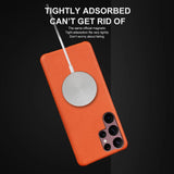 【MagSafe対応・本革】Galaxy S26 Ultra用ケース 高級レザーケース ワイヤレス充電対応 耐衝撃 ソフトTPUカバー