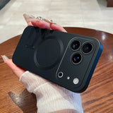 17シリーズ登場❣ ラグジュアリー マグネット式 ワイヤレス充電対応 マットケース 耐衝撃 ソフトカバー ３色 iPhone用ケース
