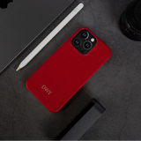 名入れ 本革 iPhone用ケース｜大人上品 カスタムイニシャル入れ入れ 高級レザー カバー【iPhone17対応】