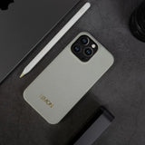 名入れ 本革 iPhone用ケース｜大人上品 カスタムイニシャル入れ入れ 高級レザー カバー【iPhone17対応】