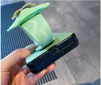 キュートなくまちゃんのリストバンド ストラップ付き2色 iPhone用ケース Samsung Galaxy Z Flip用ケース