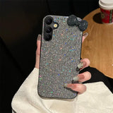キラキラ きらびやかな ラインストーン 可愛いリボン SamsungGalaxy用ケース