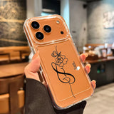 大人カッコイイ Rose パターン 筆記体で 名前をオリジナル カスタム文字入れ ２色 iPhone用ケース