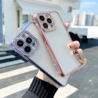 グリッター ダイヤモンドバンパー 5色 iPhone用ケース