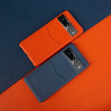 Google Pixel対応 本革カード収納スマホケース Pixel 10 Pro レザーカバー 耐衝撃 15色
