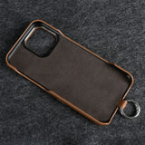 プレミアムスター 本革レザー クロスボディ iPhone用ケース｜ストラップ付き 大人の高級スマホカバー