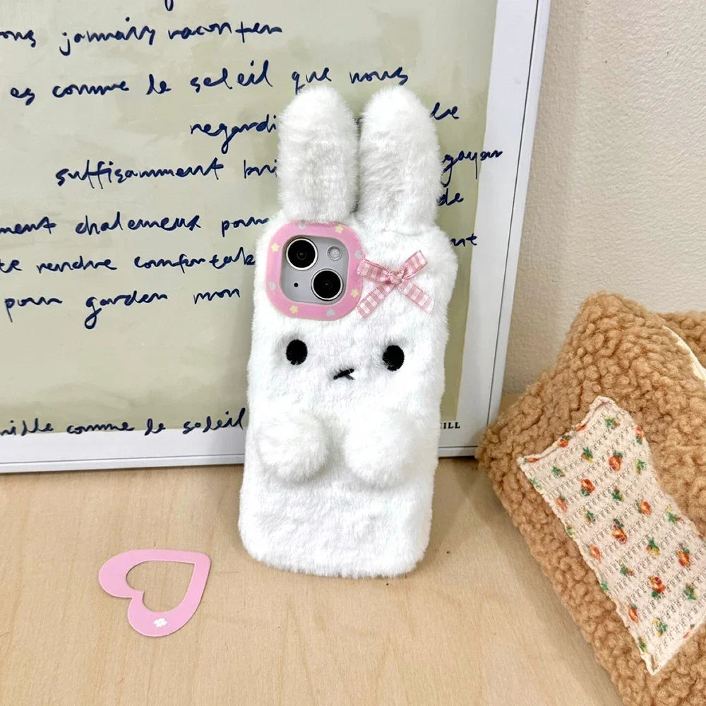 3D双子のラビット ぬいくるみ iPhone用ケース – Magnolia Trend