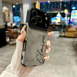 名入れオーダーメイド iPhone用ケース｜PUレザー 耐衝撃・保護ケース iPhone 11～17 Pro Max・Plus対応