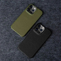 ラグジュアリー 高級本革カバー 5色 iPhone用ケース