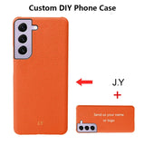 【名入れ可】Galaxy 本革レザーケース｜S25・S24・S23Ultra対応｜大人かわいいカスタムスマホカバー